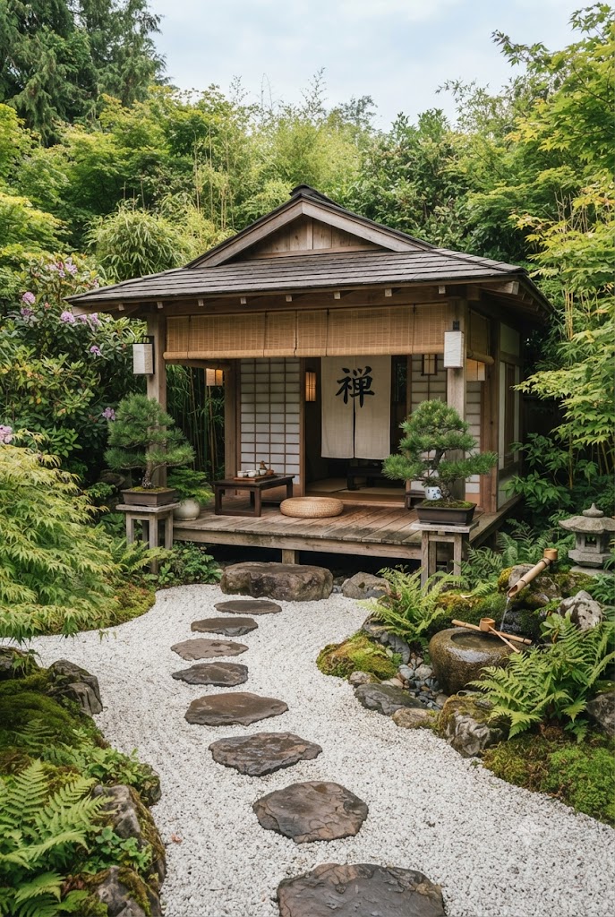 Zen-Inspired Japanese Cabana