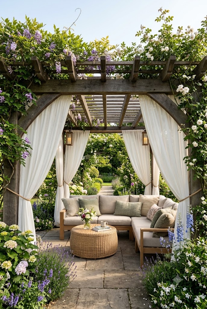 Pergola-Inspired Cabana