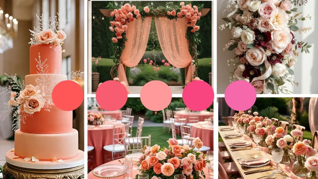 Coral & Blush Wedding Color Palettes