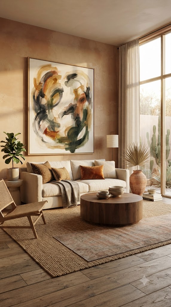 Boho Style Oversized Statement Canvas