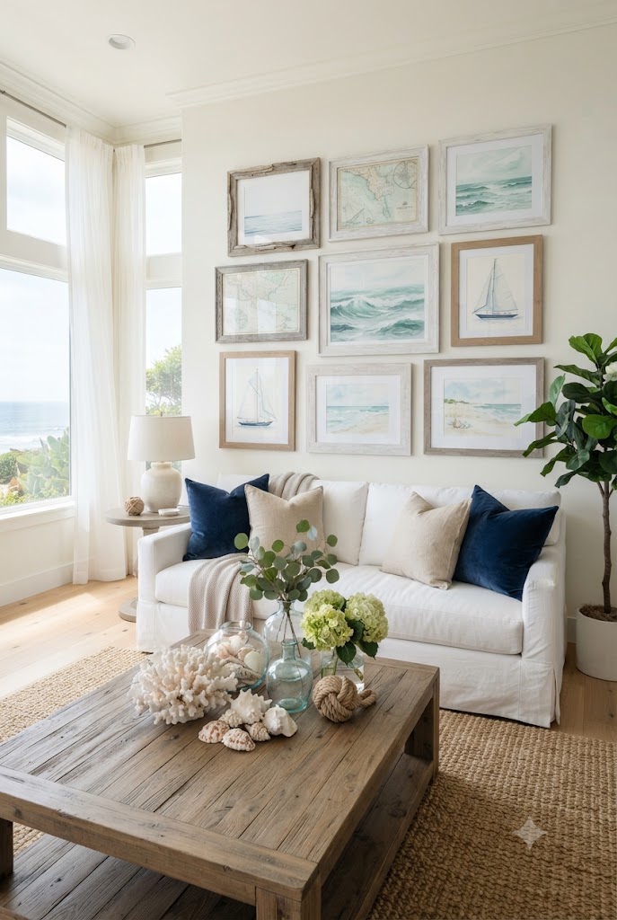 Coastal-inspired artwork