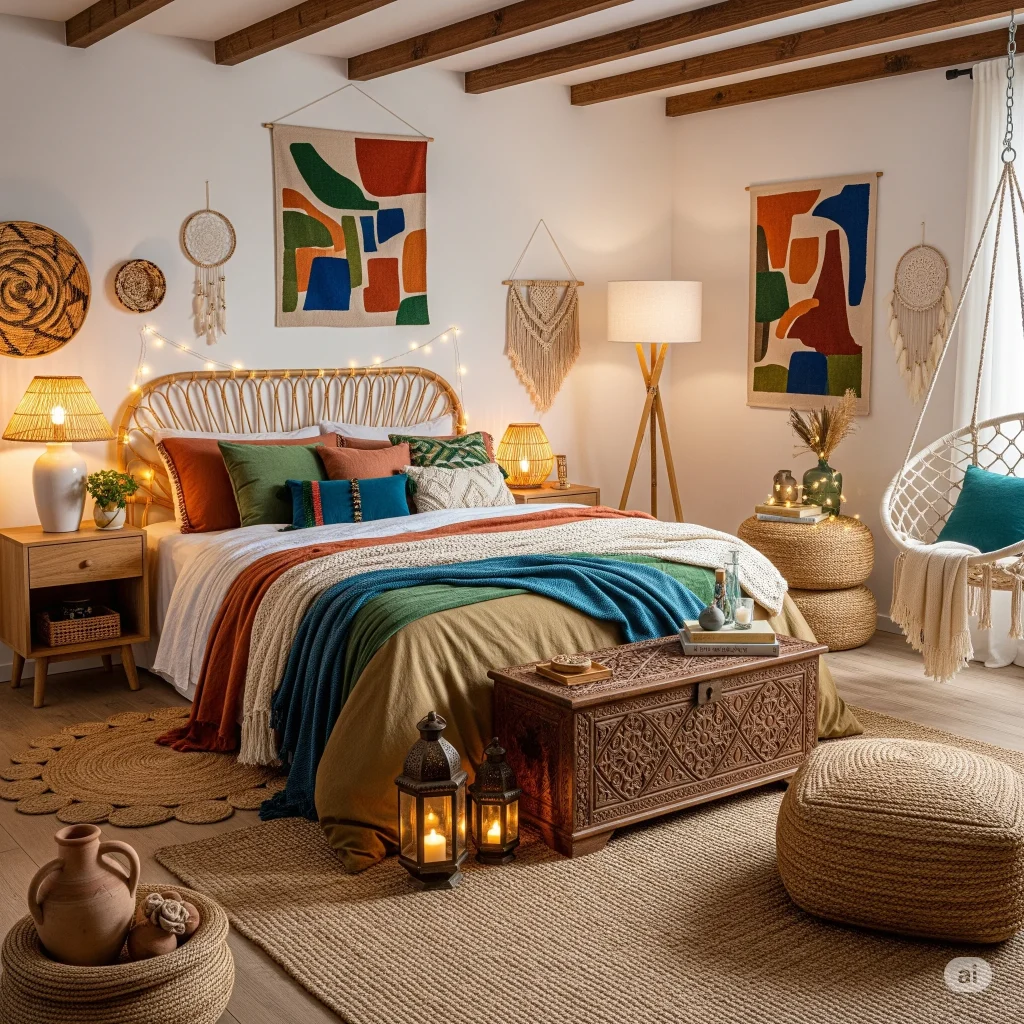 Crafty-Chic Bedroom decor