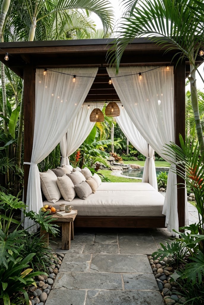 Daybed Cabana for Ultimate Lounging