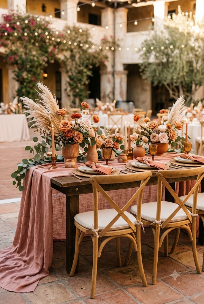 Desert Rose & Terracotta Wedding