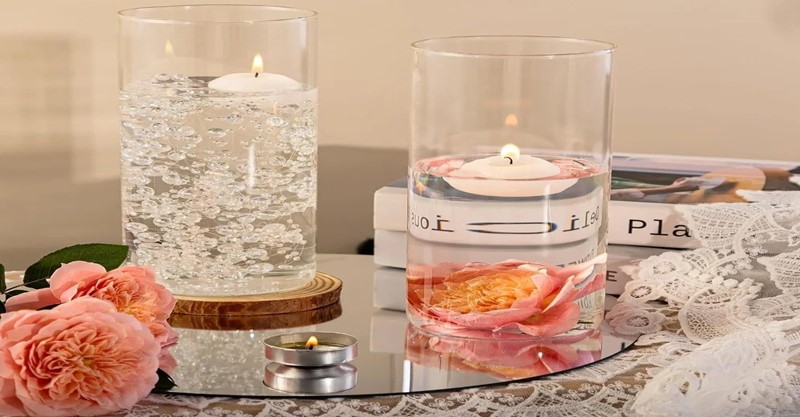 floating candle centerpieces