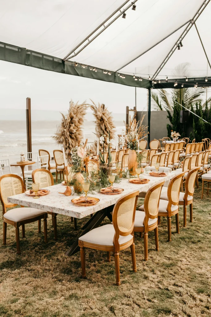 Comfortable Wedding Setup rainproof and windproof