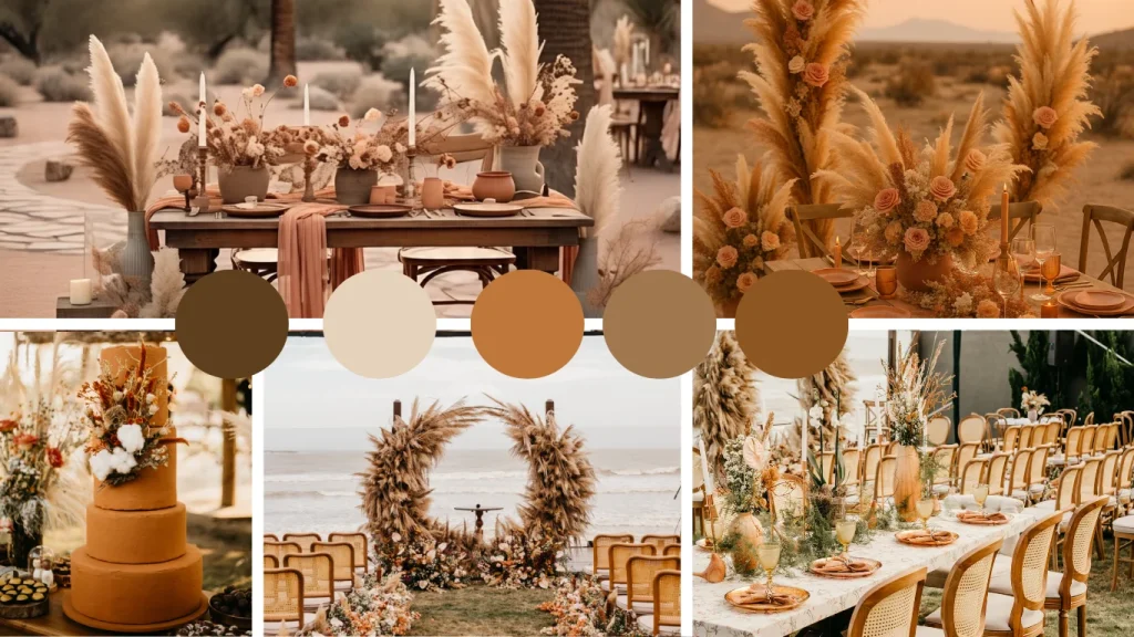 Desert Rose & Terracotta colour palette