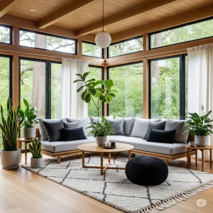 Japandi Living Room Ideas