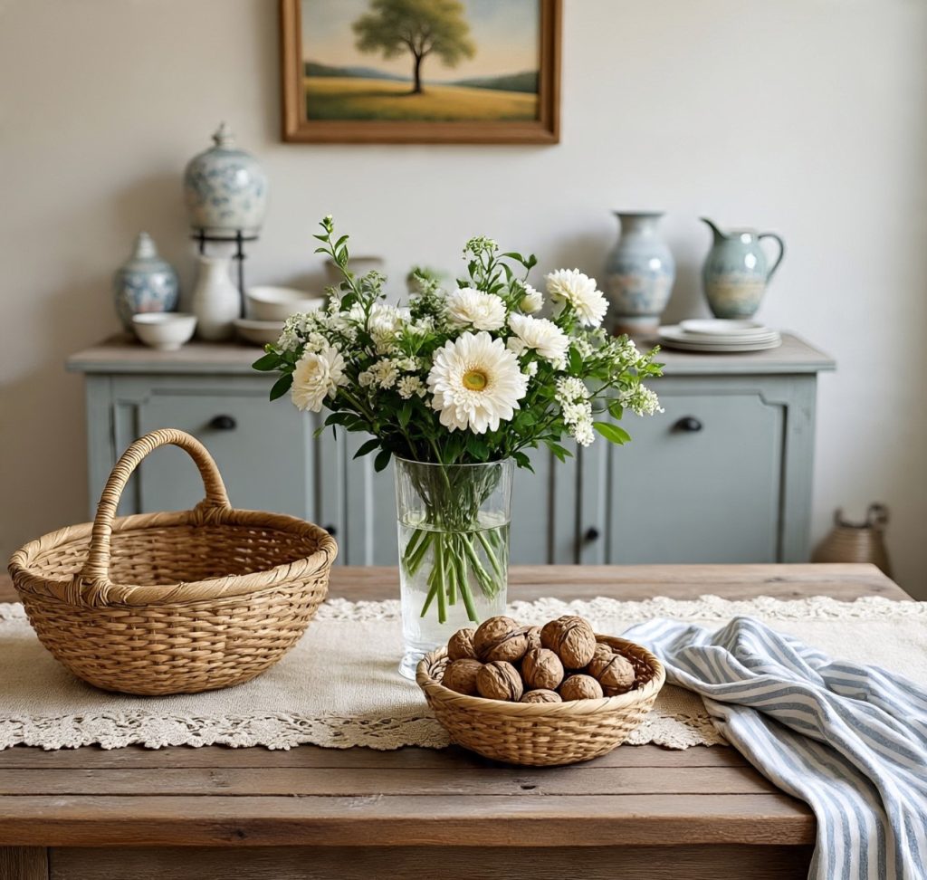 Farmhouse Dishware and Kitchen Linens