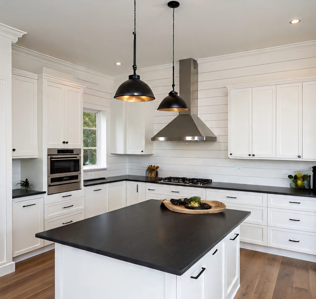 Black and White Farmhouse Chic colour palette