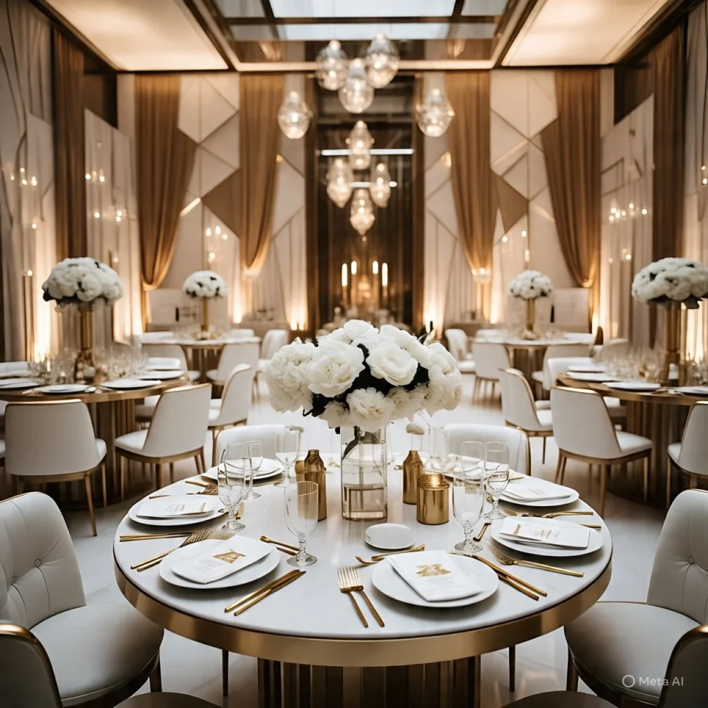 Art Deco Glamour wedding theme