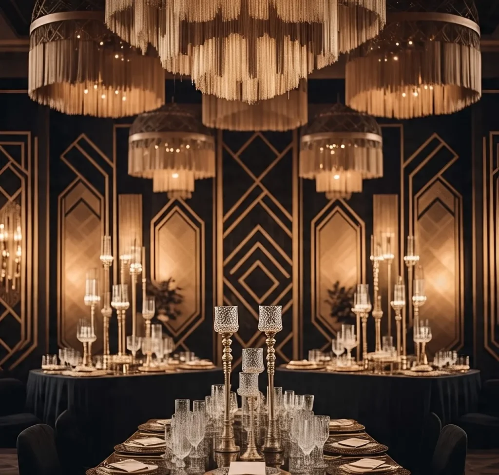 Art Deco Glamour wedding theme