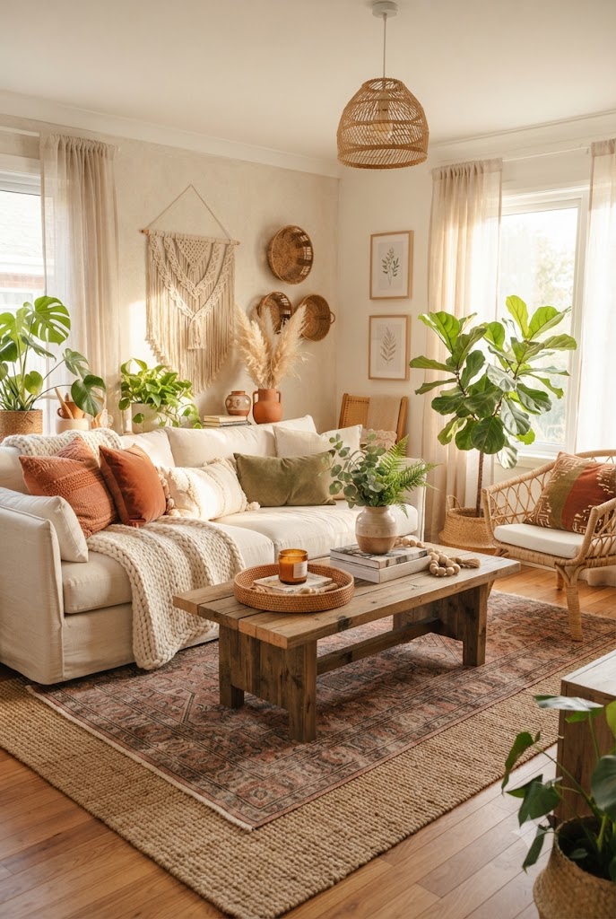 Boho Chic Living Room I