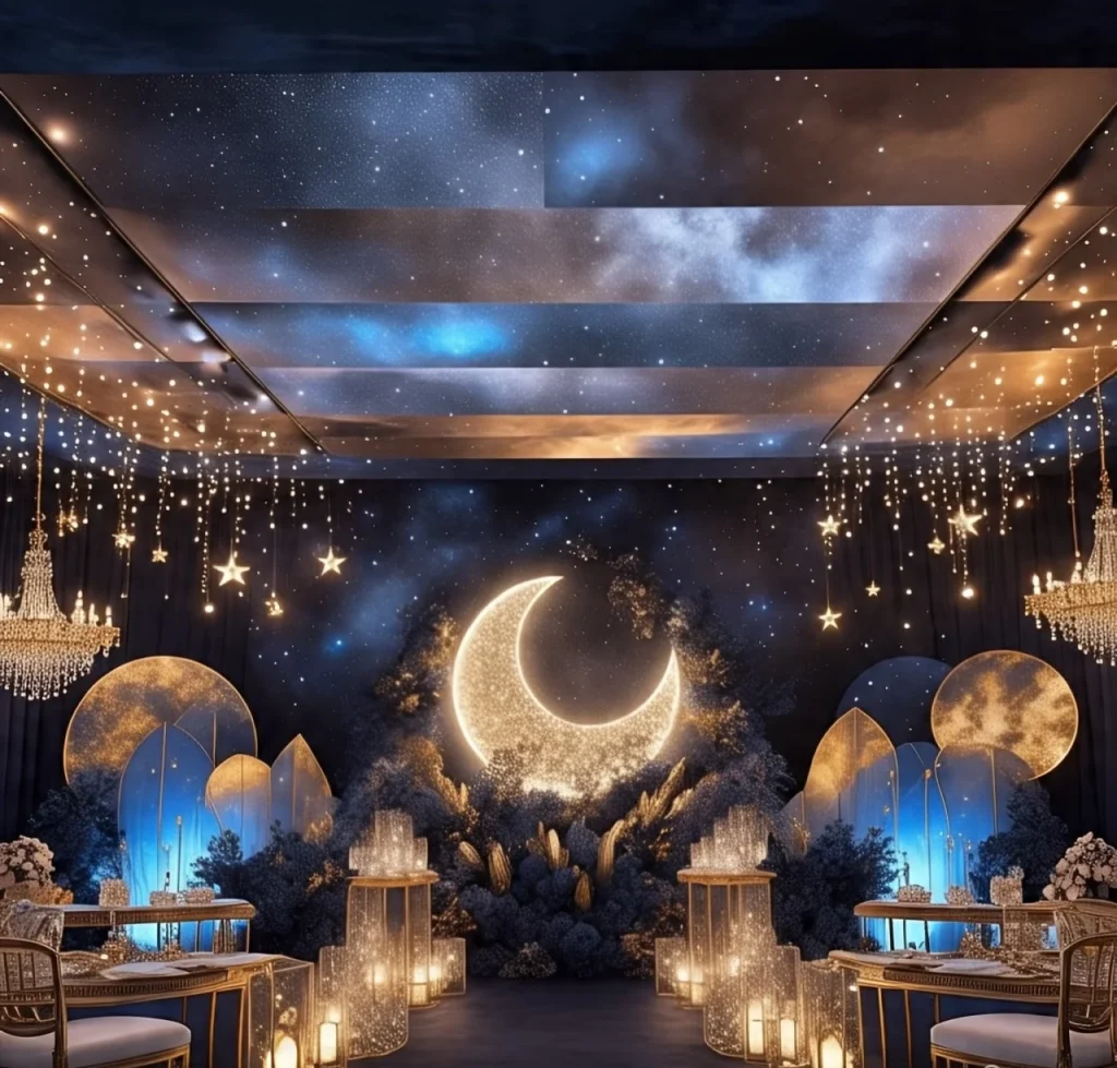 Celestial Romance wedding