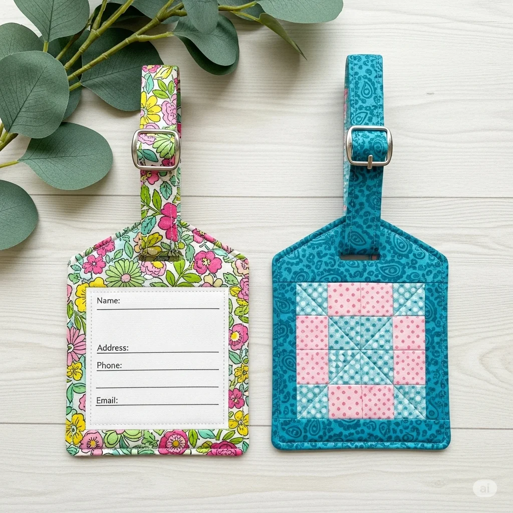 Fabric Luggage Tags