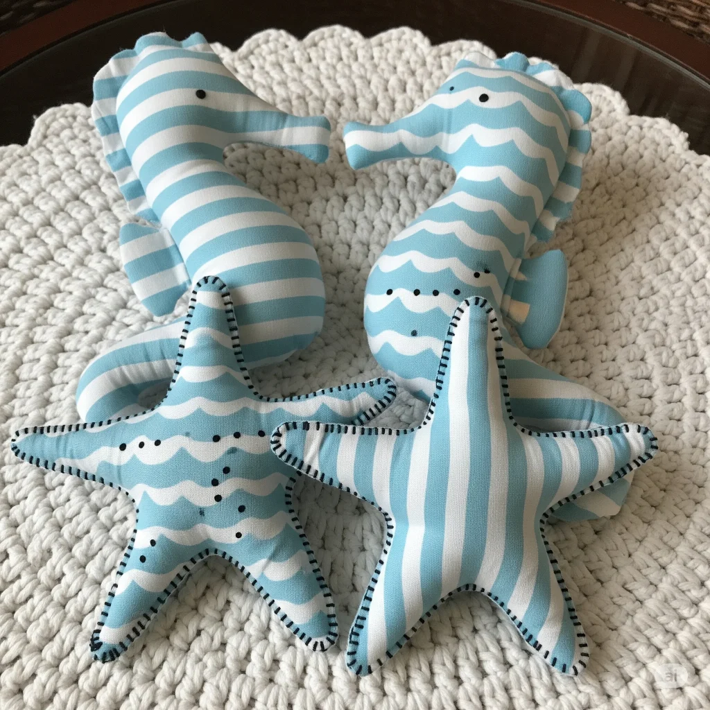 stuffe sea creature plush toy