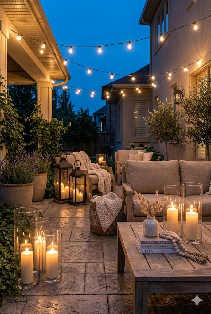 Glass Hurricanes for Outdoor Glow