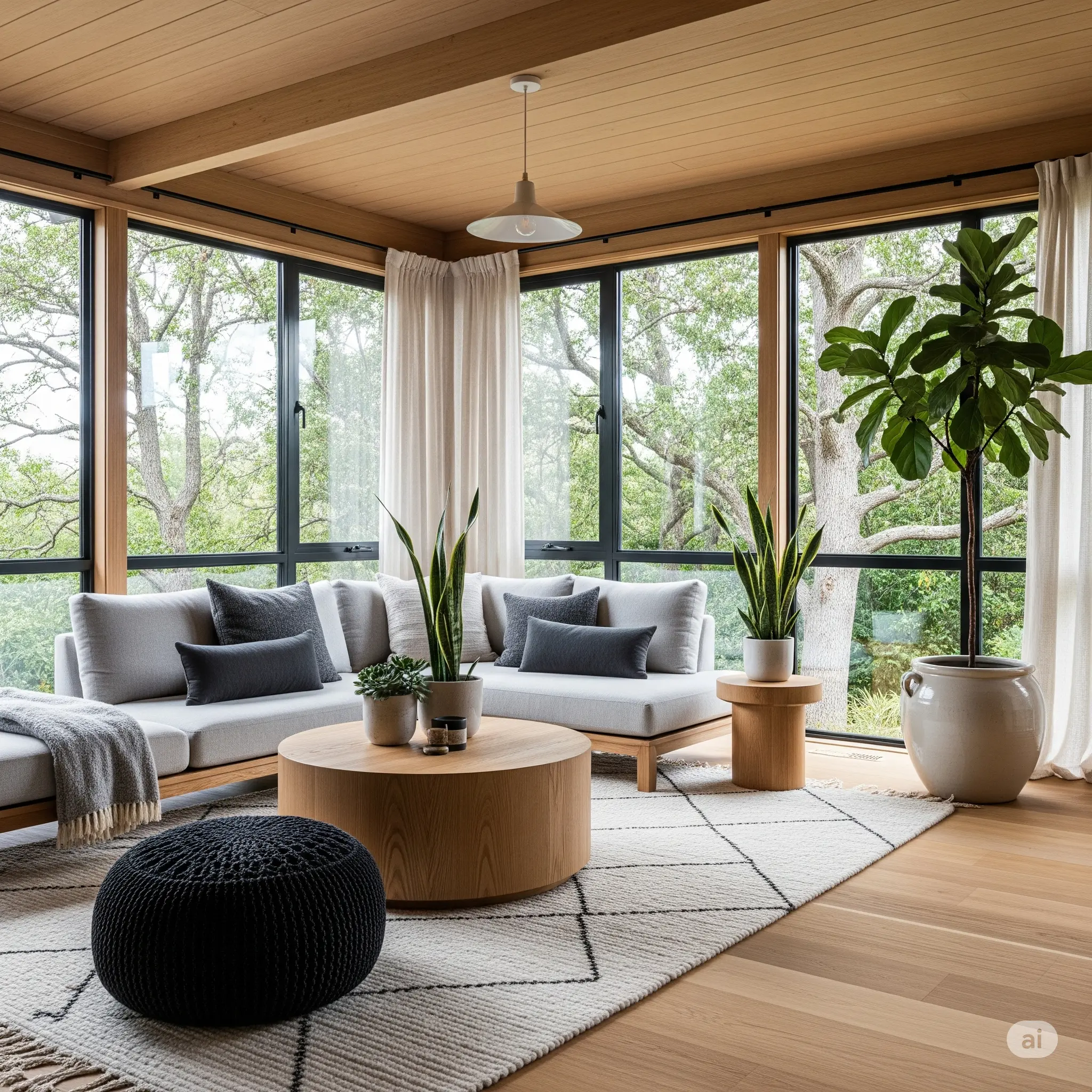 Japandi living room