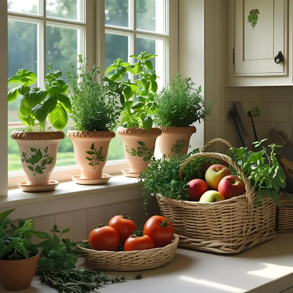 Cottagecore kitchen Garden