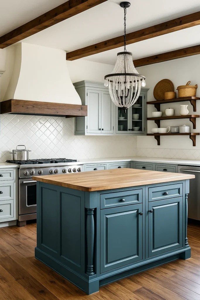 Teal and Buttermilk colour palette