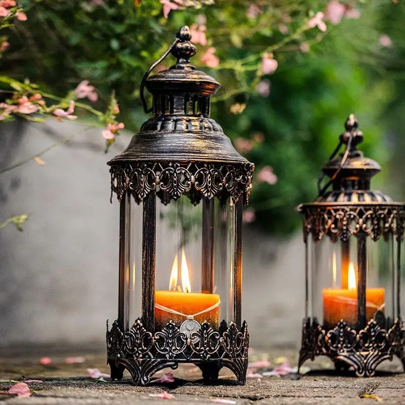 candle styling ideas, hurricane-style holders