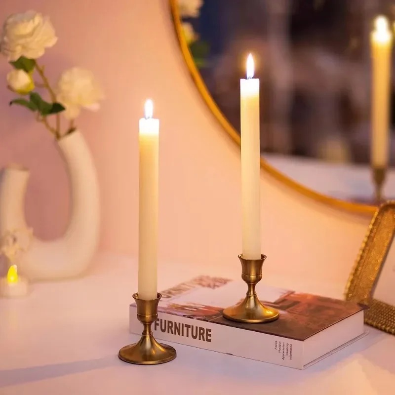 Shelf Styling with Taper Candles