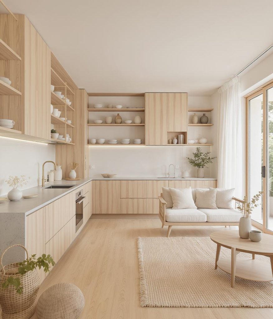 Japandi Interior Design kitchen