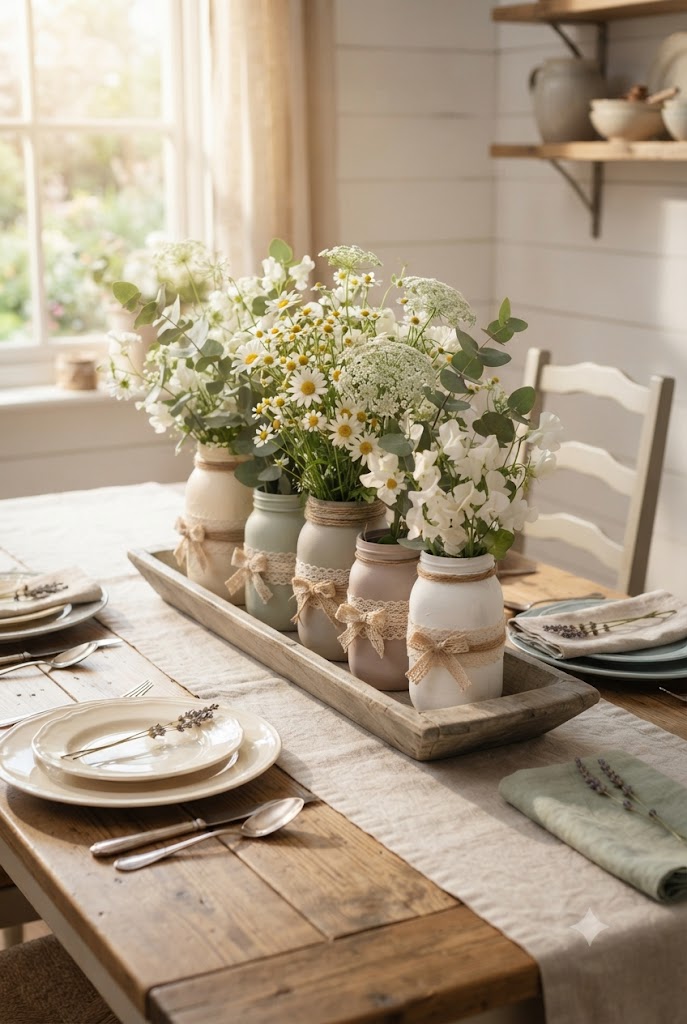painted glass jars