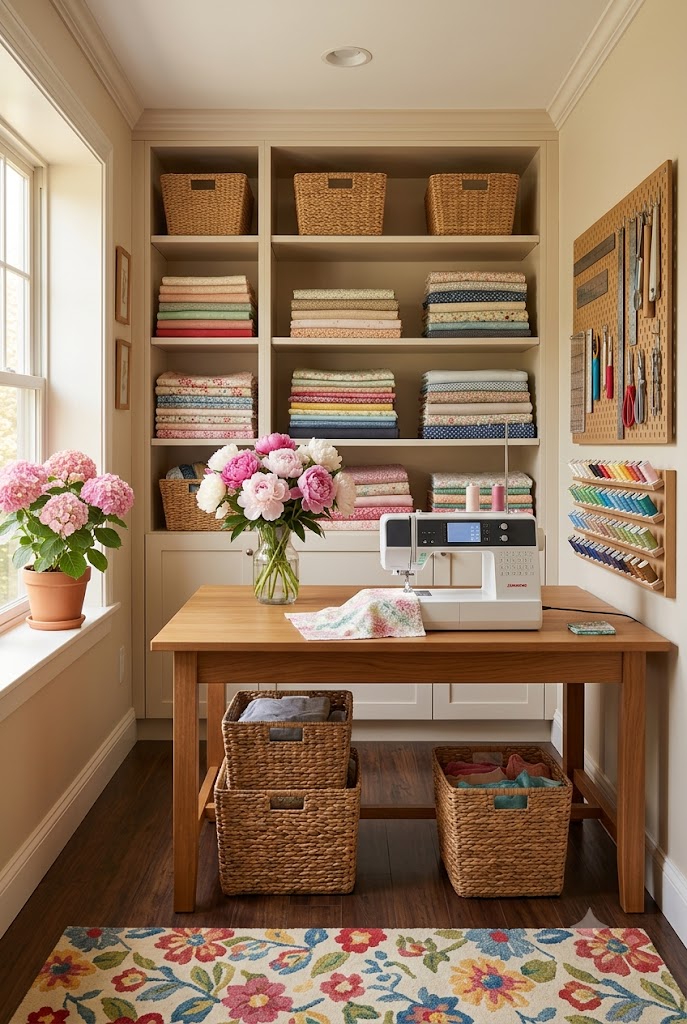 Crafty Corner: Sewing room