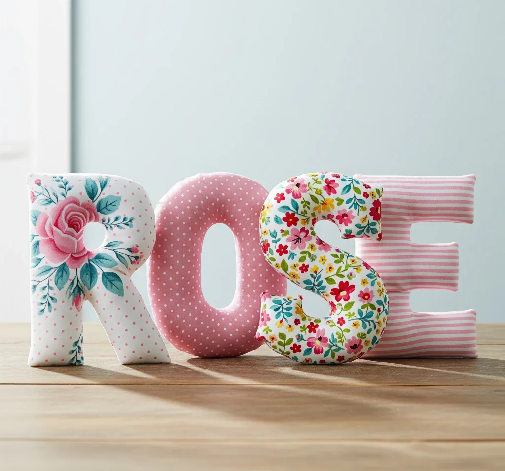 Stuffed Alphabet Letters