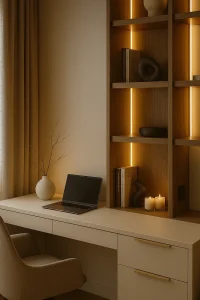 luxury built-in home office ideas