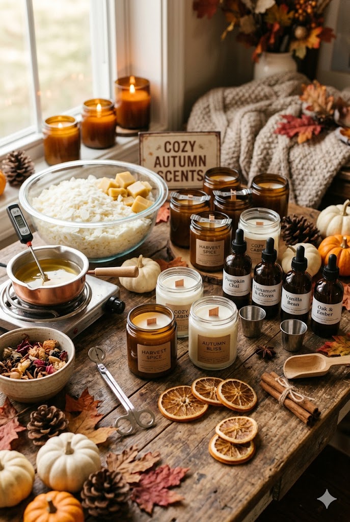 Best Wax Types for DIY Fall Candles