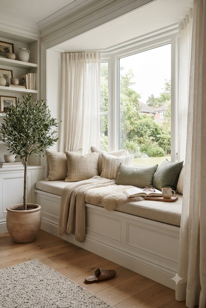 Bay Window reading nook