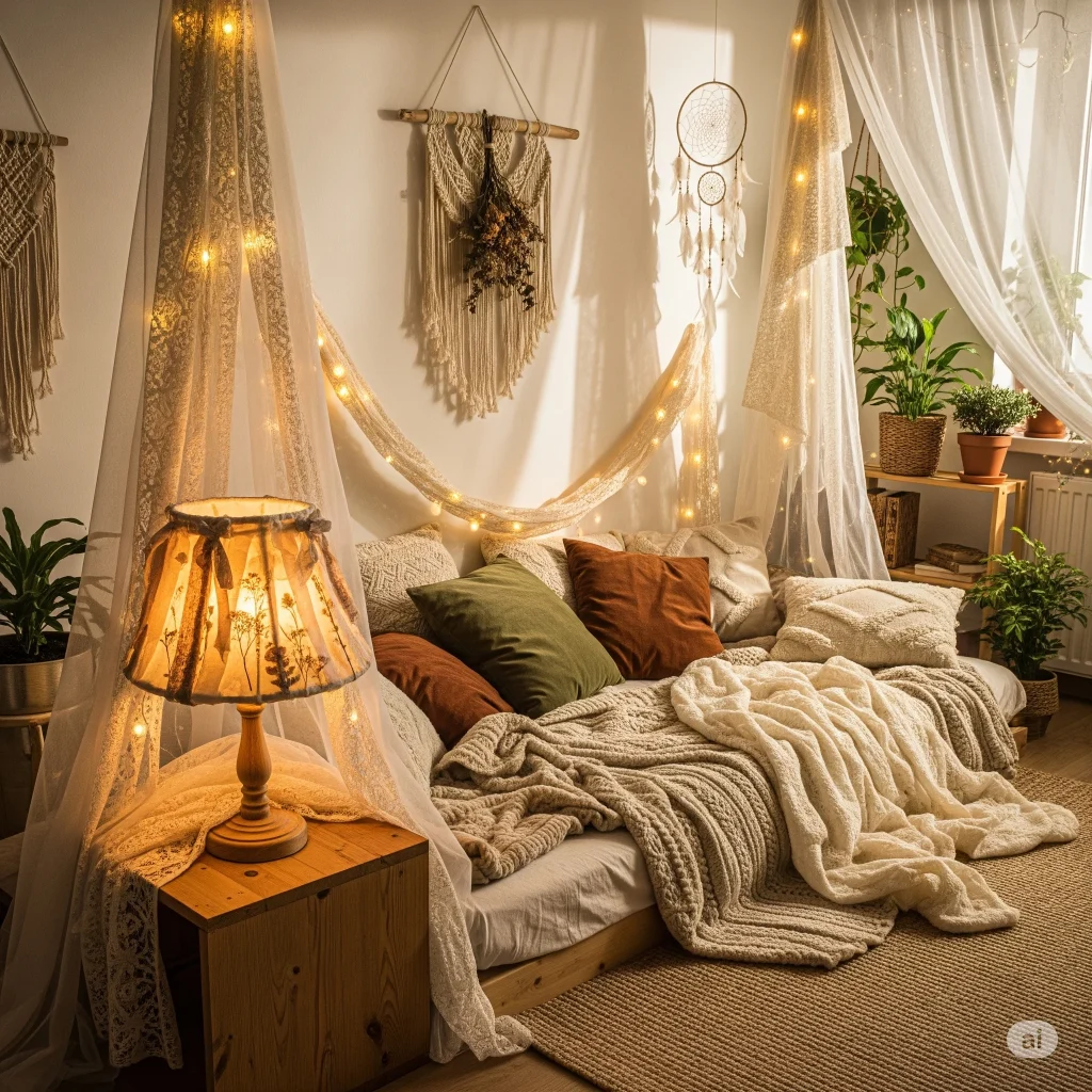 Boho-Inspired Hideout reading nook
