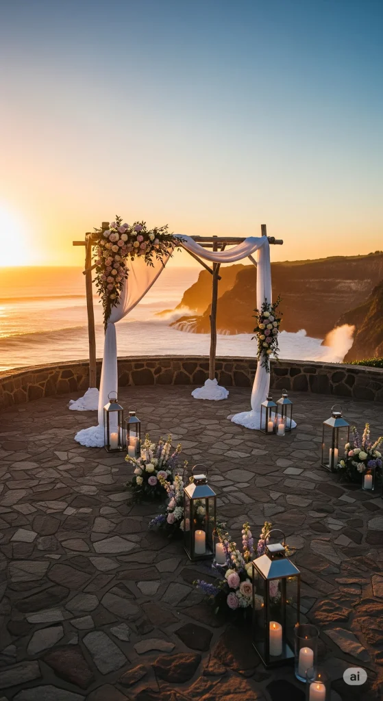 Coastal Cliffs & Seaside Views wedding