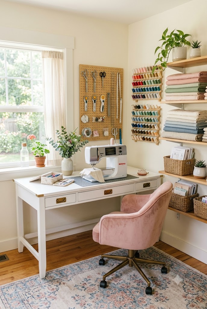 sewing station