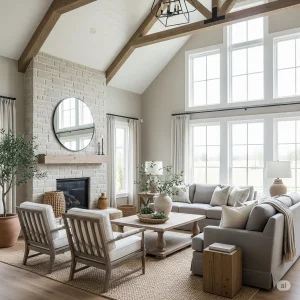 20 Earthy Neutral Palettes for a Cozy Modern Farmhouse Living Rooms