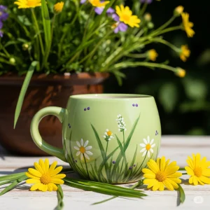 Painted Ceramic Clay Pot Ideas