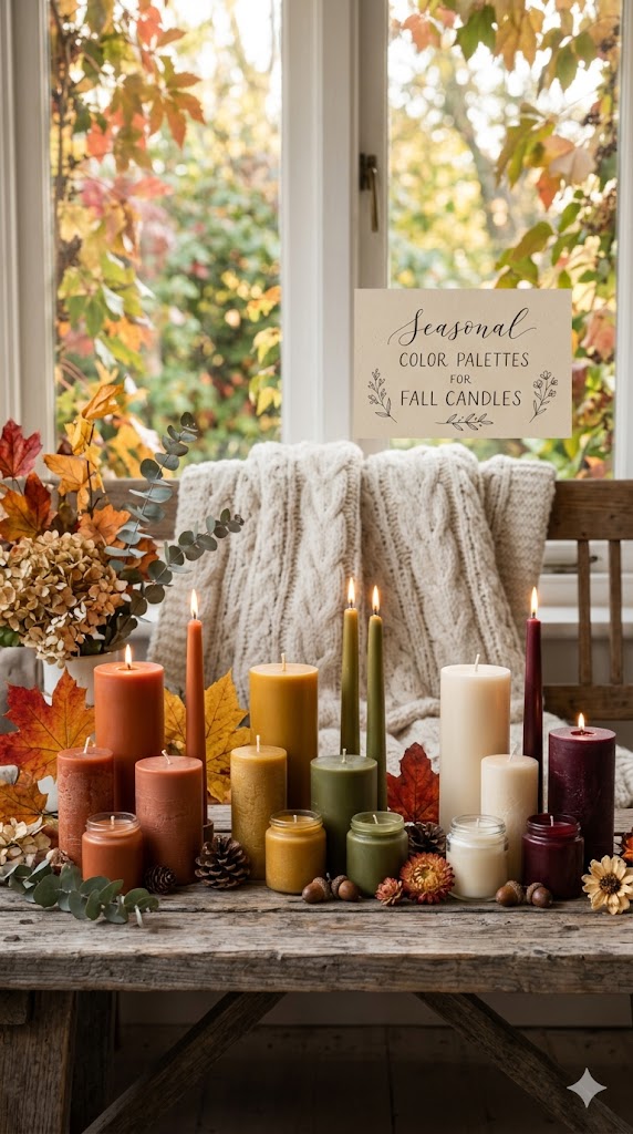 Seasonal Color Palettes for Fall Candles