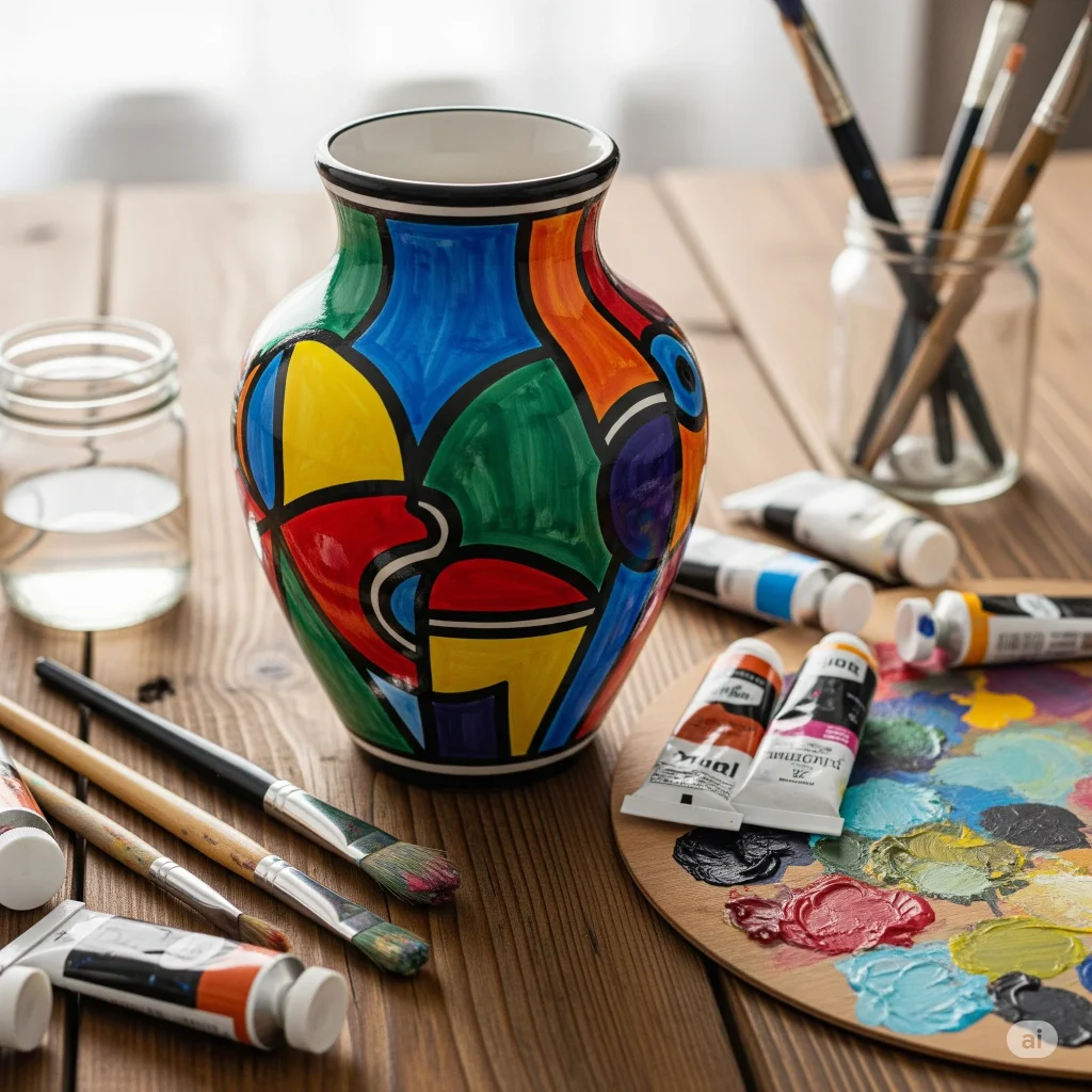 ceramic pot painting