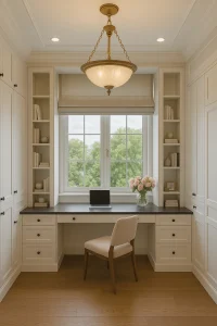 6 Minimalist and Luxury Built-In Home Office Ideas for Elegant Interiors