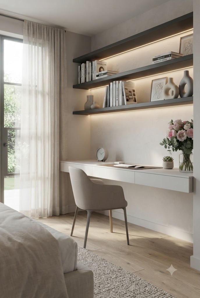 Minimalist Bedroom office