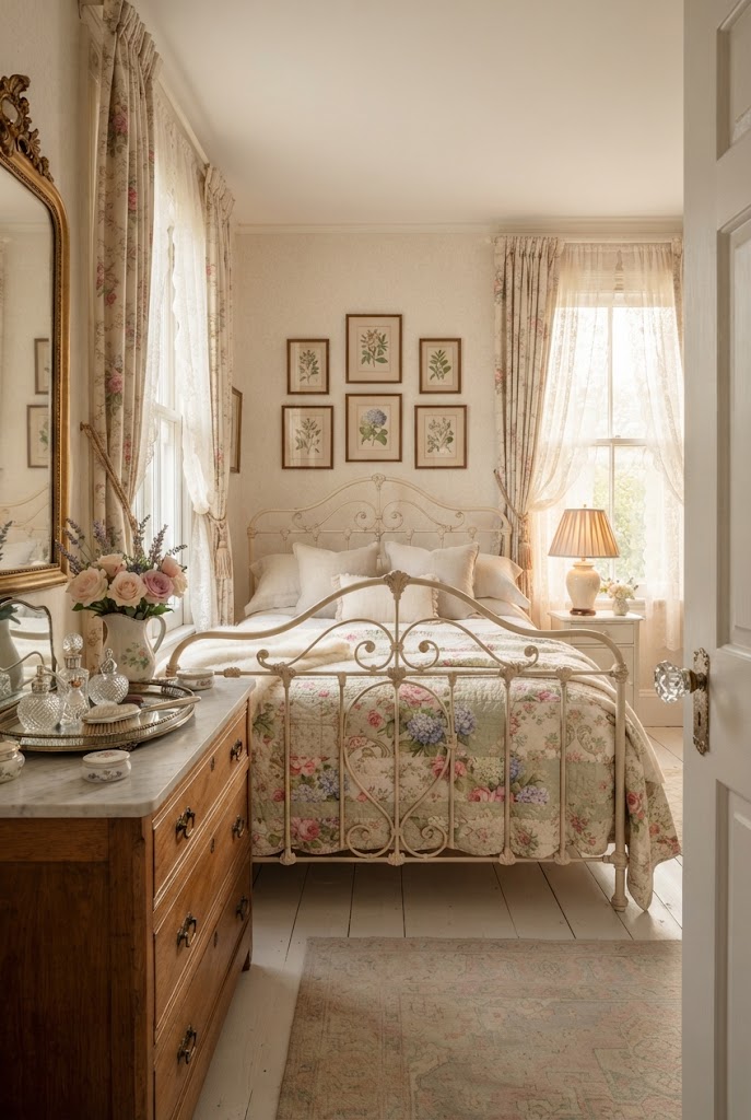 Victorian Farmhouse bedroom decor