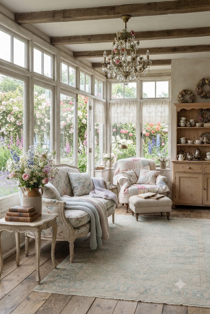 sunroom with Cottagecore Charm