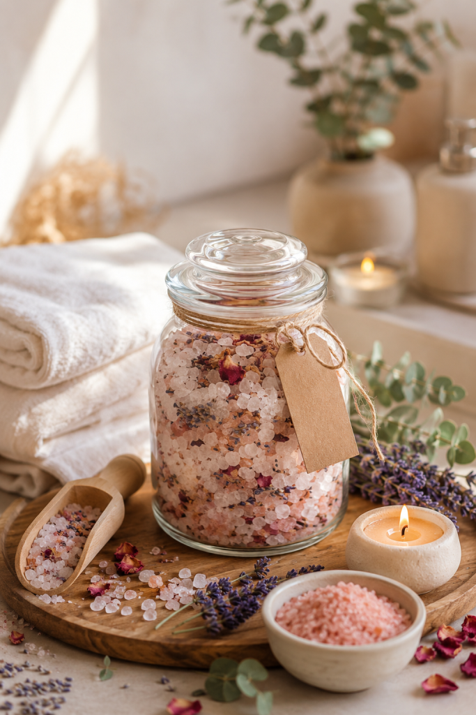 How to Make Homemade Bath Salts