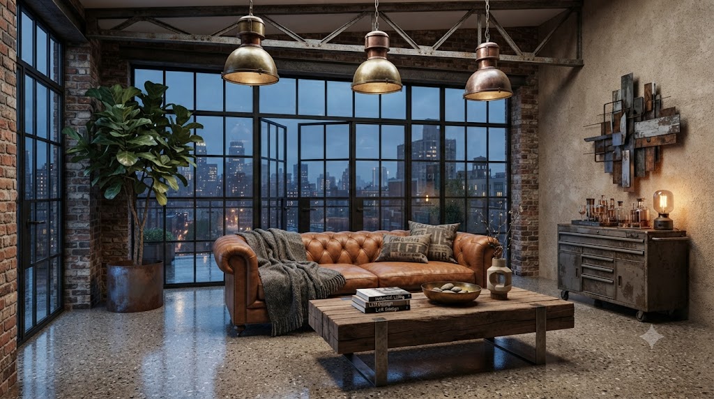 Industrial Loft Sunroom