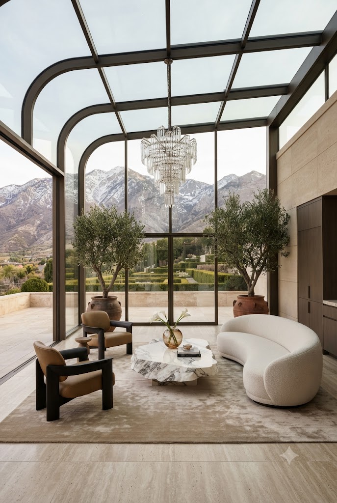 Luxury Glass-Enclosed Sunroom