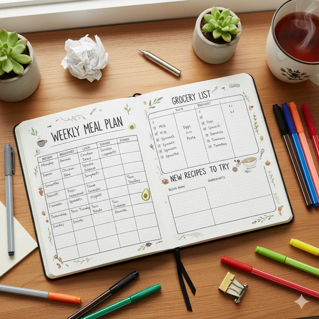 Meal Planning Spreads