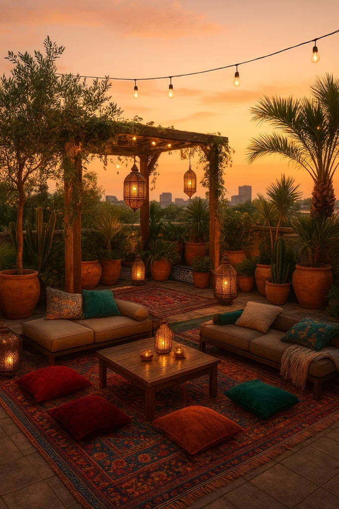 Moroccan-Inspired Garden