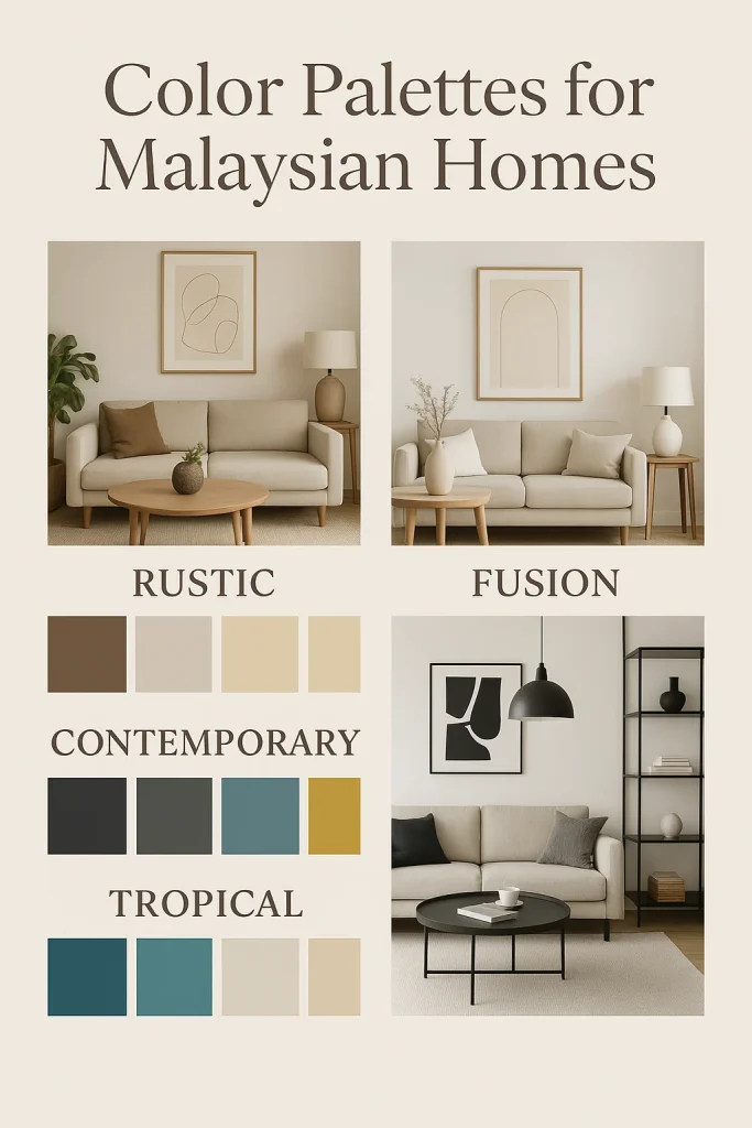 Color Palettes for Malaysian Homes